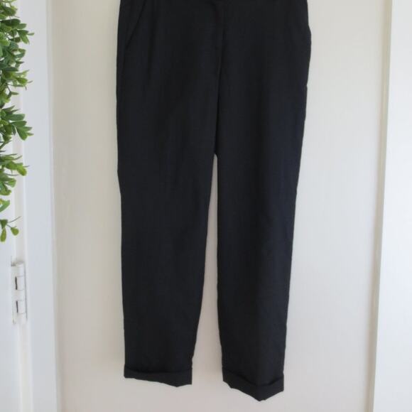 J. Crew Womens Cafe Capri Pants Black Size 0 - Picture 4 of 5